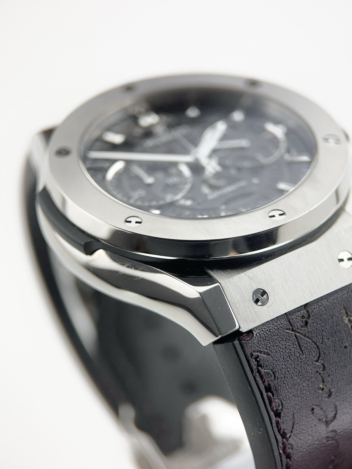 Hublot Classic Titanium Skeleton Dial 45mm Automatic Men's Watch 525.NX.0170.RX