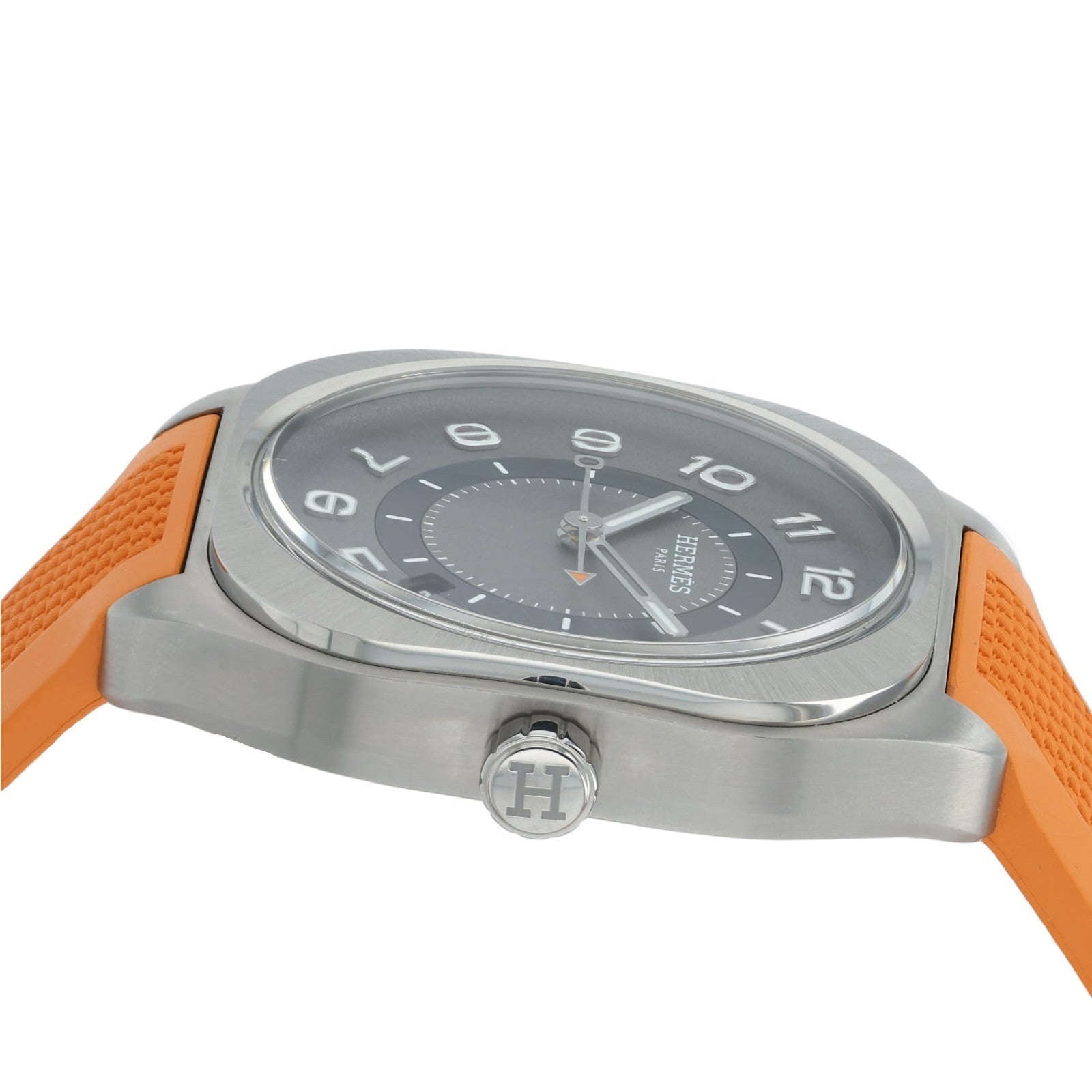 Hermes H08 Gray Dial Titanium 42mm Automatic Mens Watch W049430WW00