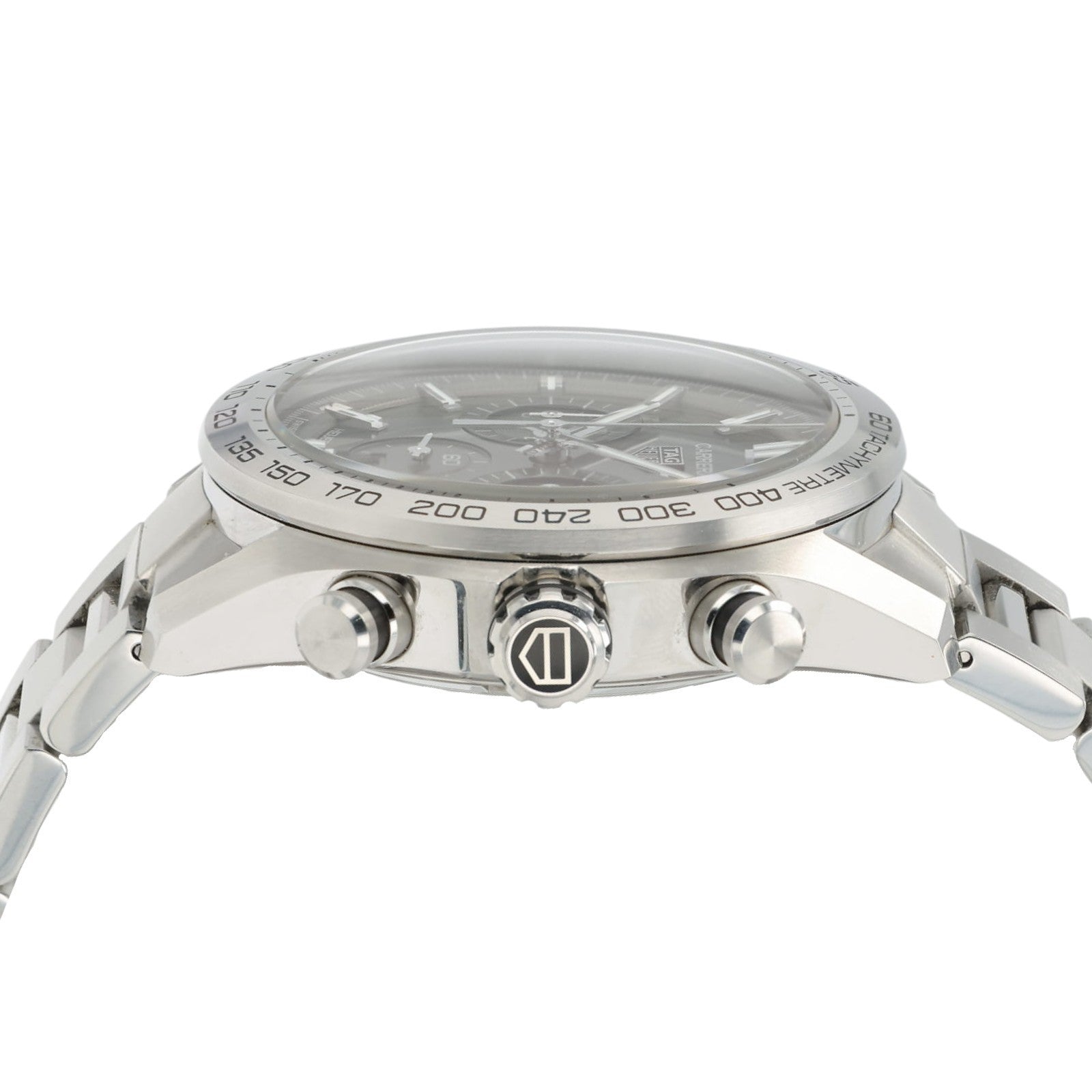 Tag Heuer Chrono Green Dial Stainless Steel 44mm Automatic Mens Watch CBN2A10