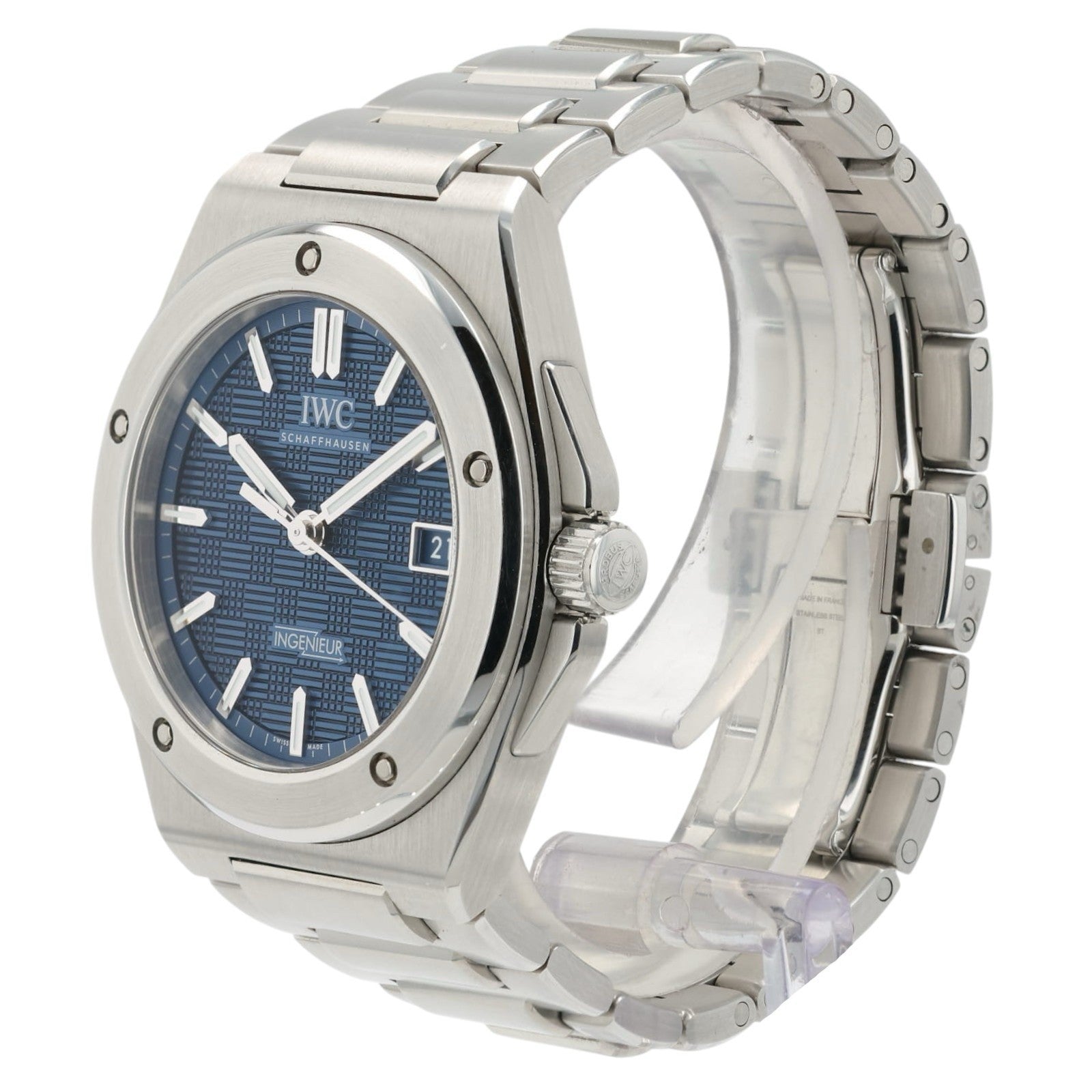 IWC Ingenieur Blue Dial Stainless Steel 40mm Automatic Men’s Watch IW328907