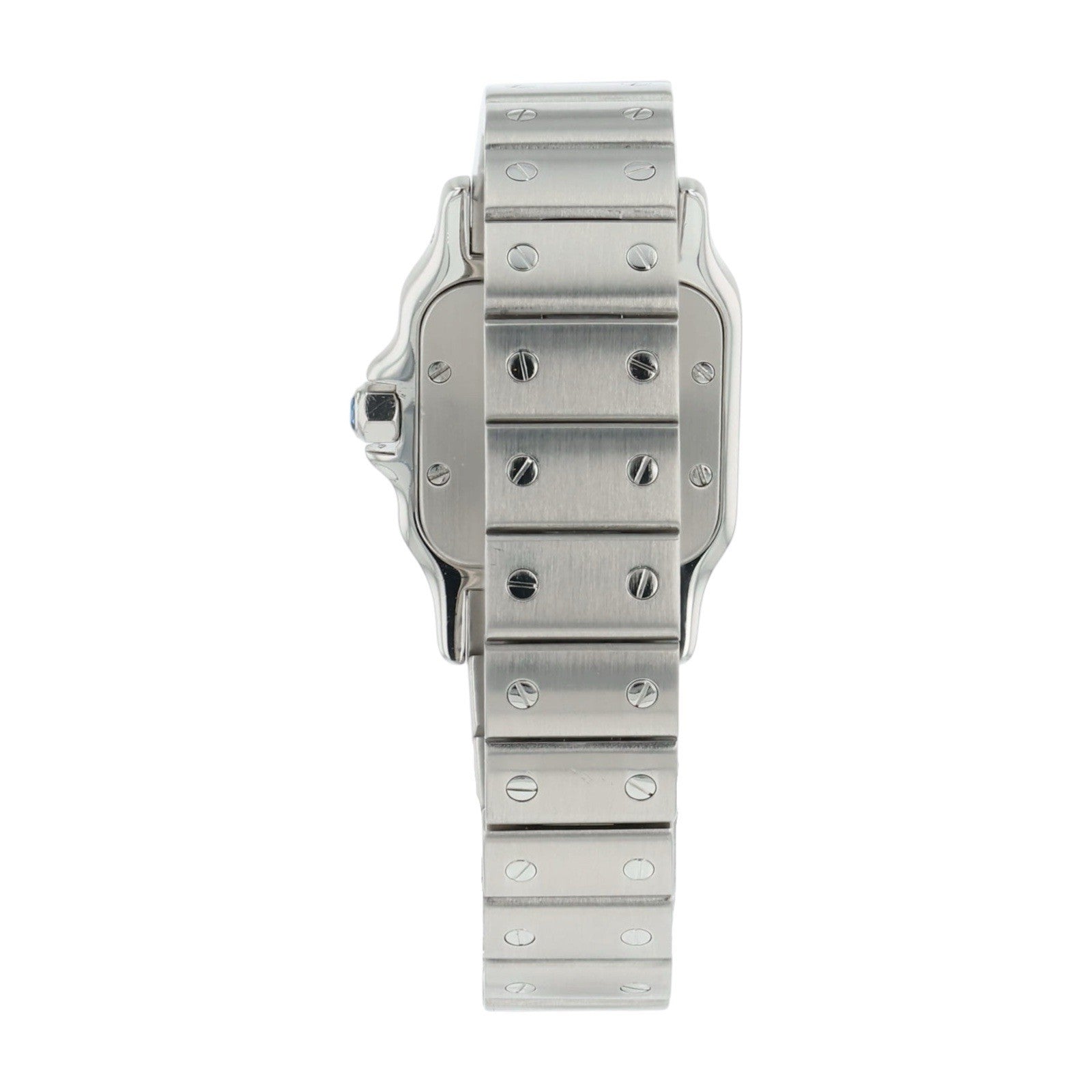 Cartier Santos White Dial Stainless Steel 24mm Quartz Women’s Watch W20056D6