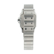Cartier Santos White Dial Stainless Steel 24mm Quartz Women’s Watch W20056D6