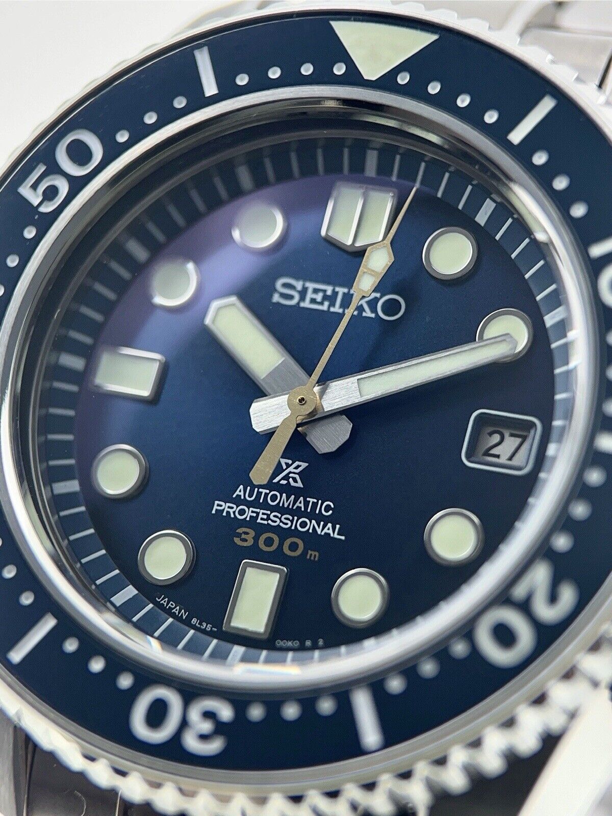 Seiko Marinemaster Stainless Steel Blue Dial 44mm Automatic Men’s Watch SBDX025