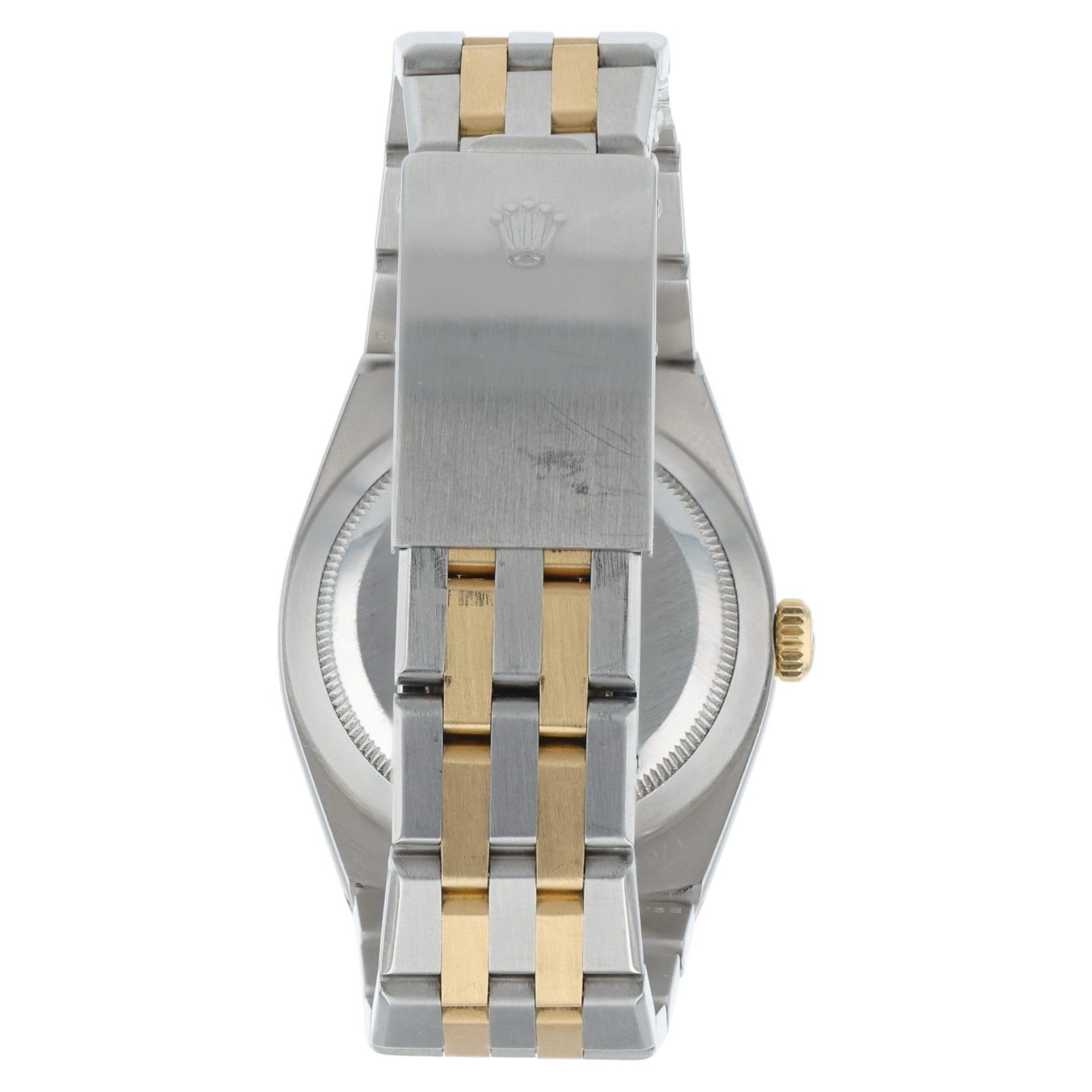 Rolex Datejust Oysterquartz Gold & Steel 36mm Gold Dial Quartz Men’s Watch 17013