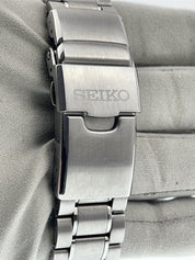 Seiko Prospex Steel Black Dial 44mm Automatic Movement Men's Watch SLA051