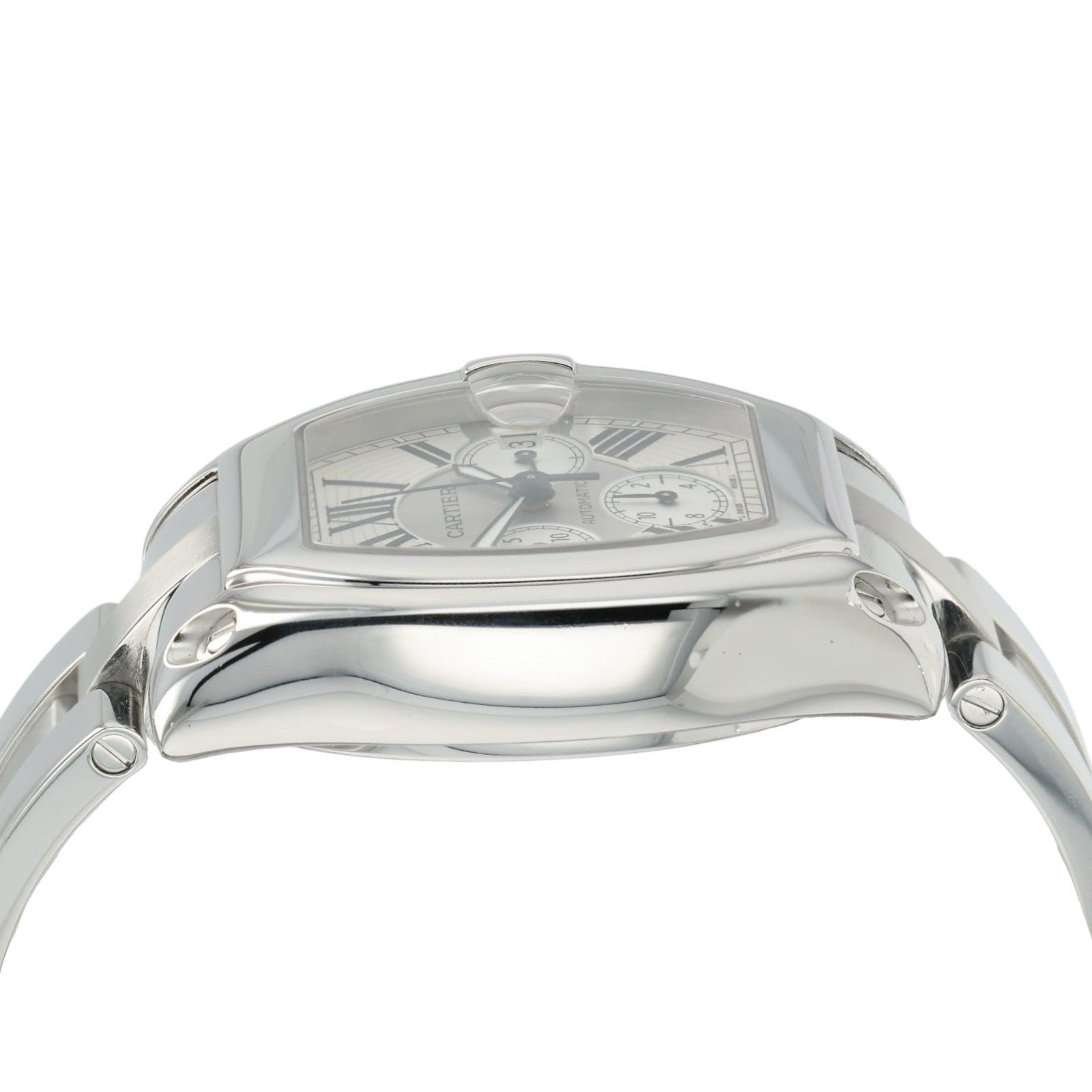 Cartier Roadster Silver Dial Stainless Steel 43mm Automatic Men’s Watch W62019X6