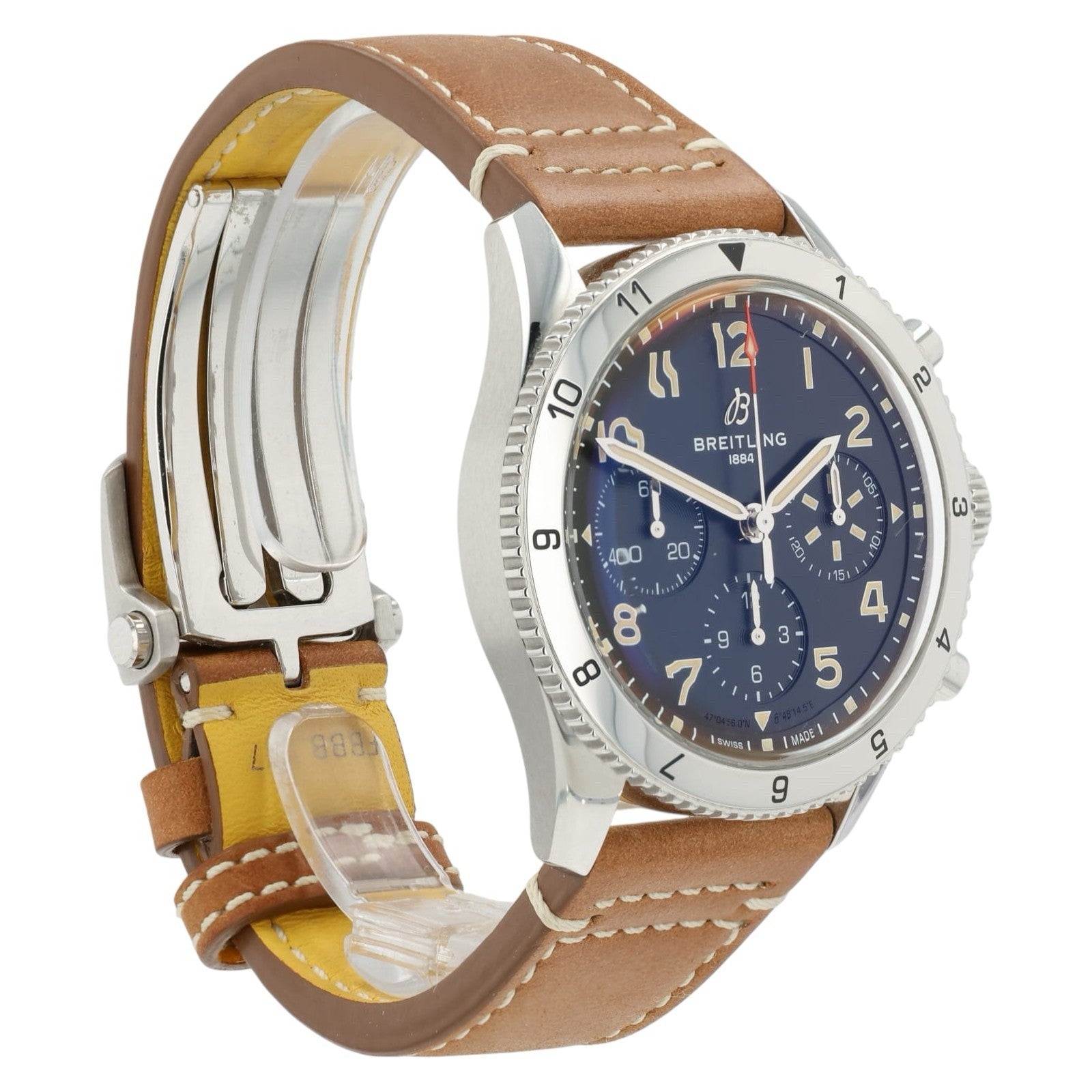 Breitling Classic AVI Black Dial Stainless Steel 42mm Automatic Men’s A23380
