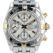 Breitling Chronomat Cockpit White Dial Stainless Steel 39mm Auto Watch B13358