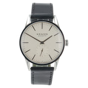 Nomos Zurich Stainless Steel White Dial 39.8mm Automatic Mens Watch Zurich 801