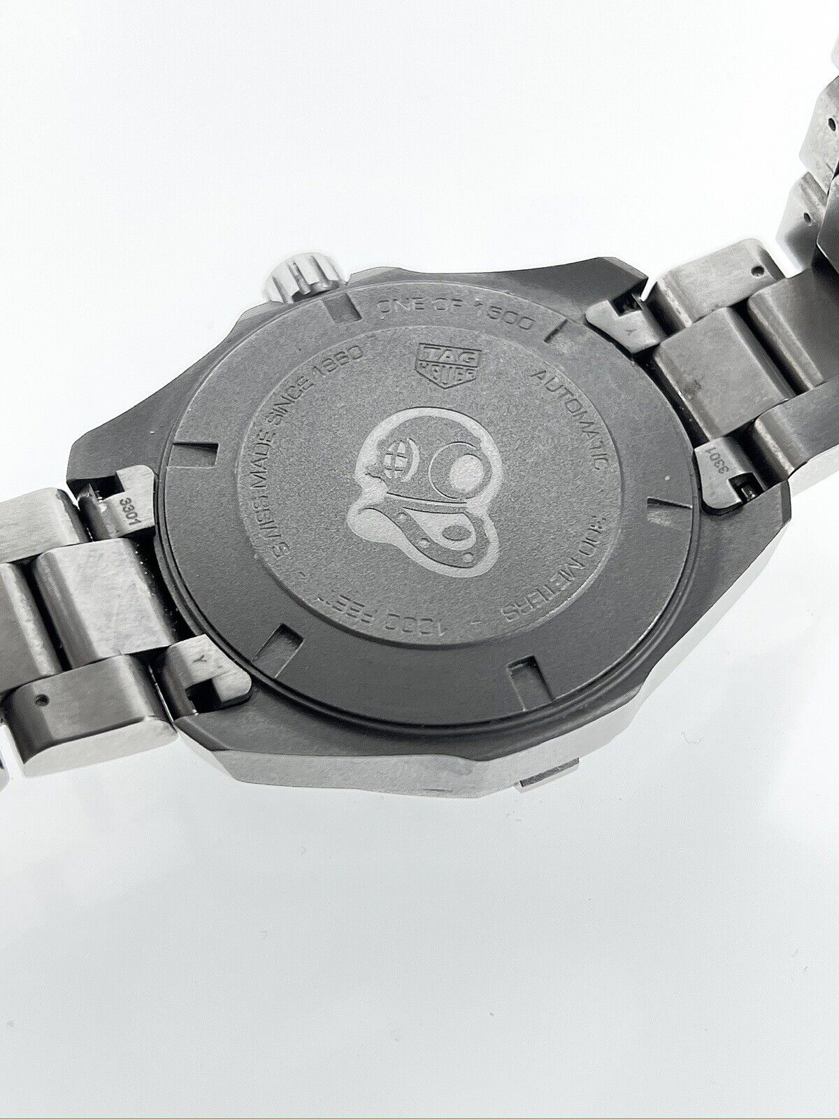 TAG Heuer Aquaracer Bamford Titanium 43mm WAY208F. BF0638 Black Dial Men's Watch