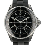 Chanel J12 Black Dial Stainless Steel 39mm Automatic Women's Watch - Box/Papers