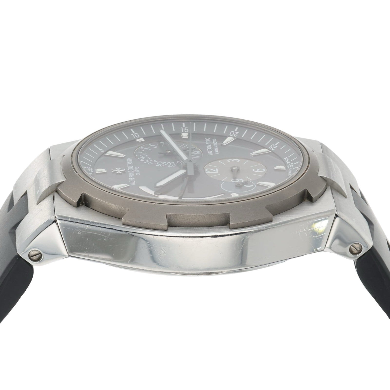 Vacheron Overseas Grey Dial Stainless Steel 42mm Automatic Men’s Watch 47450