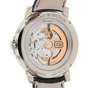 Harry Winston Midnight 18k White Gold Blue Dial 42mm Automatic Mens MIDAHD42