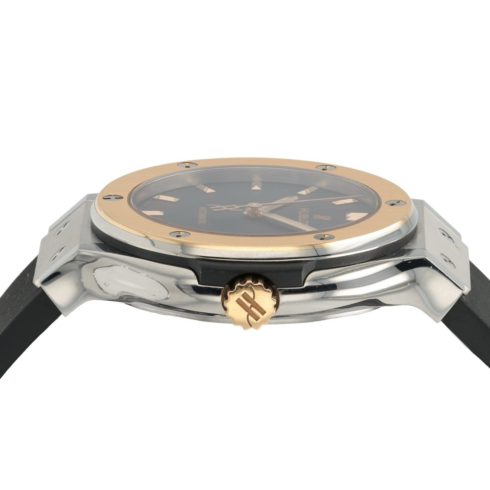 Hublot Classic Fusion Black Dial Steel and Gold 38mm Automatic 565.NO.118.RX