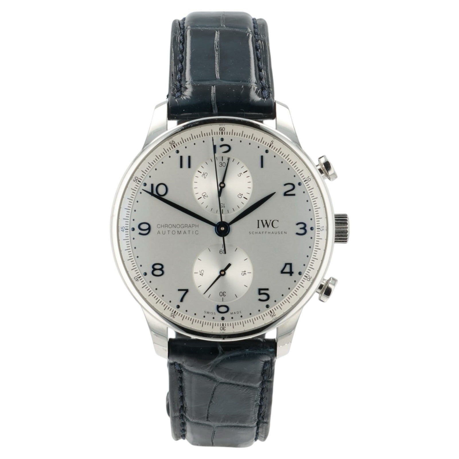 IWC Portugiesser Silver Dial Stainless Steel 41mm Automatic Men’s Watch IW371605