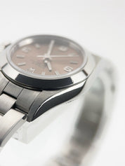Rolex Oyster Perpetual Stainless Steel Salmon Dial 24mm Automatic Womens 76080
