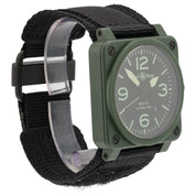 Bell & Ross Black Dial Green Ceramic 42mm Automatic Men’s Watch BR03-92-CK