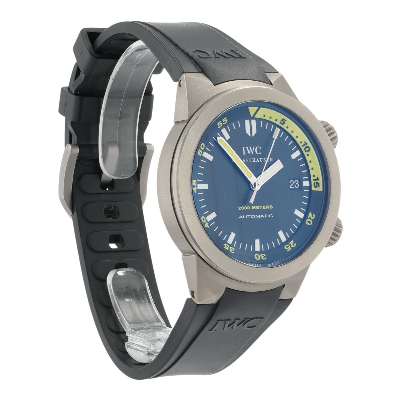 IWC Aquatimer Titanium Black Dial 42mm Automatic Movement Mens Watch IW353804