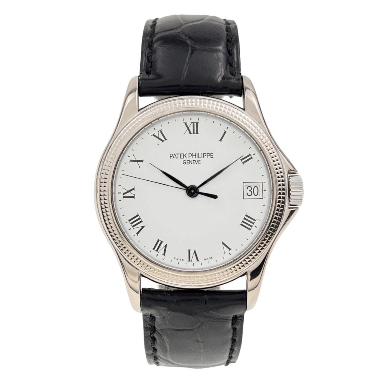 Patek Philippe Calatrava Automatic 37mm White Dial 18k White Gold 5117G