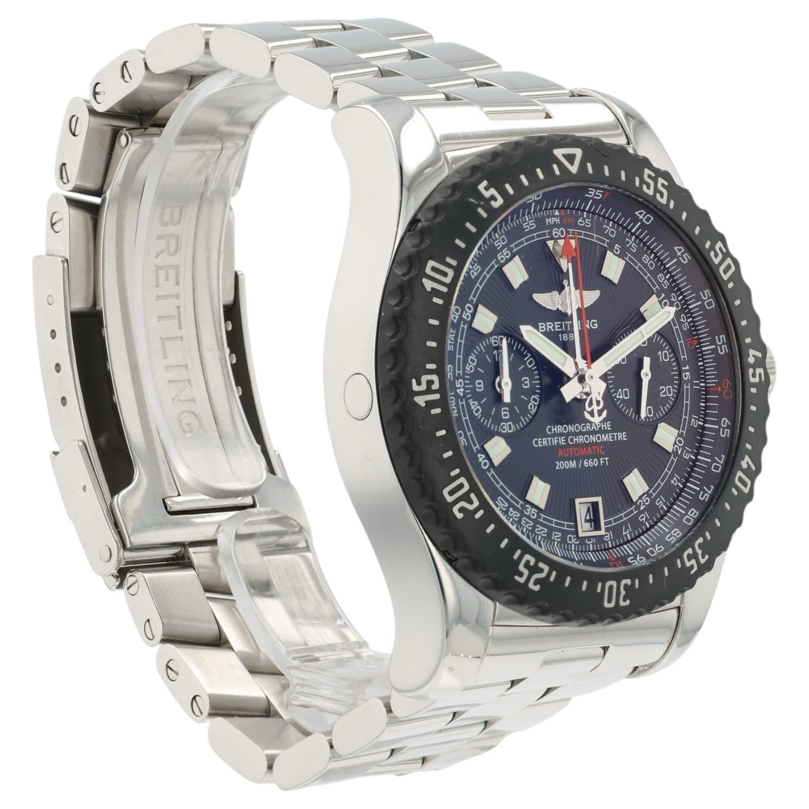Breitling Skyracer Raven Black Dial Stainless Steel 44mm Automatic Men’s A27364