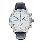 IWC Portuguese Chronograph Steel Silver Color Dial 41mm Automatic Men’s IW371446