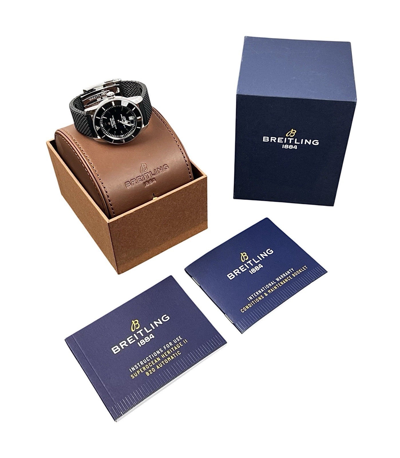 Breitling Superocean Heritage II Black Dial Steel 42mm Automatic Men’s AB2010