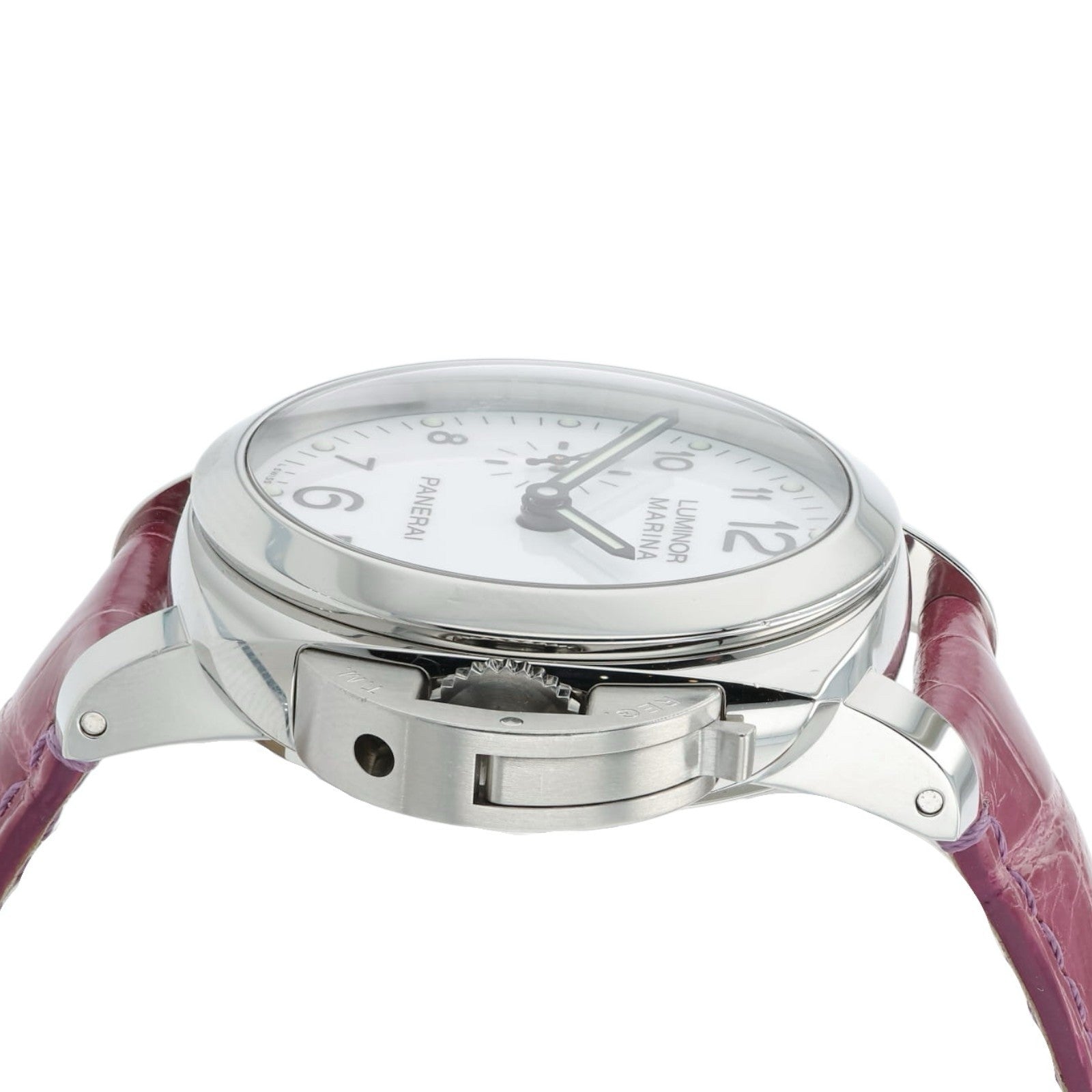 Panerai Luminor White Dial Stainless Steel 42mm Automatic Men’s Watch PAM00523