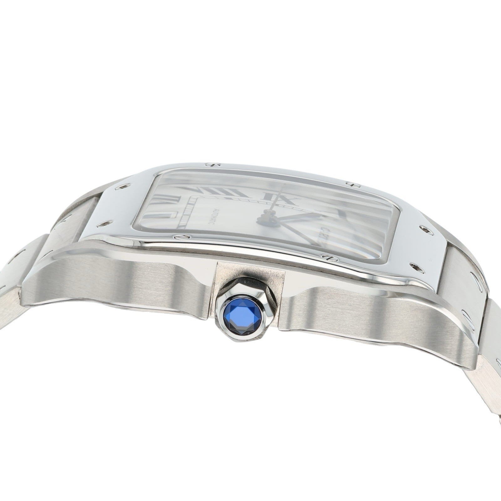 Cartier Santos Stainless Steel Silver Dial 39mm Automatic Men's Watch WSSA0018