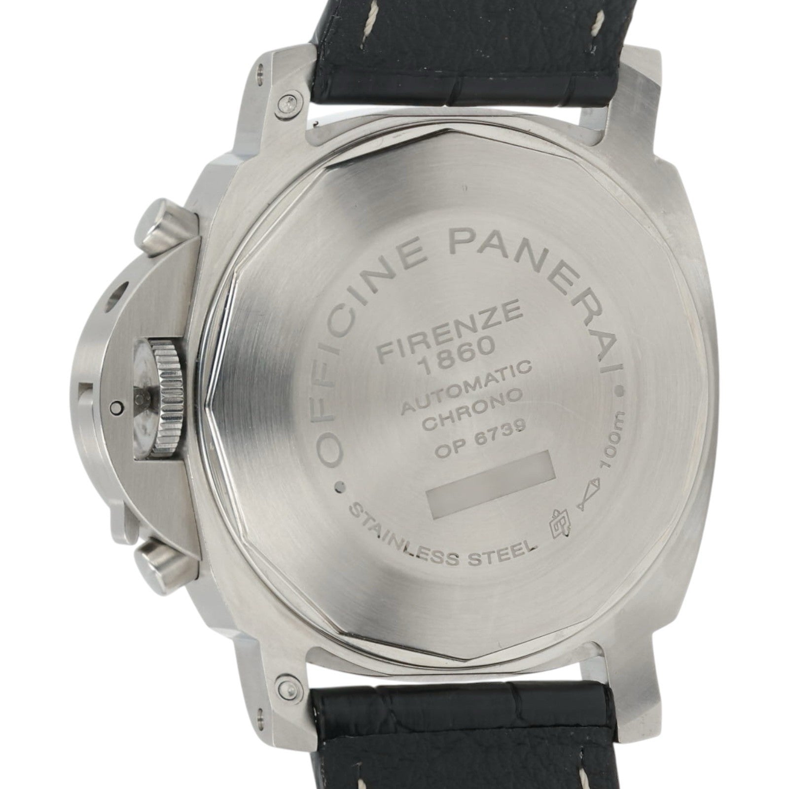 Panerai Luminor Chronograph Black Dial Steel 40mm Automatic Men’s Watch PAM00310