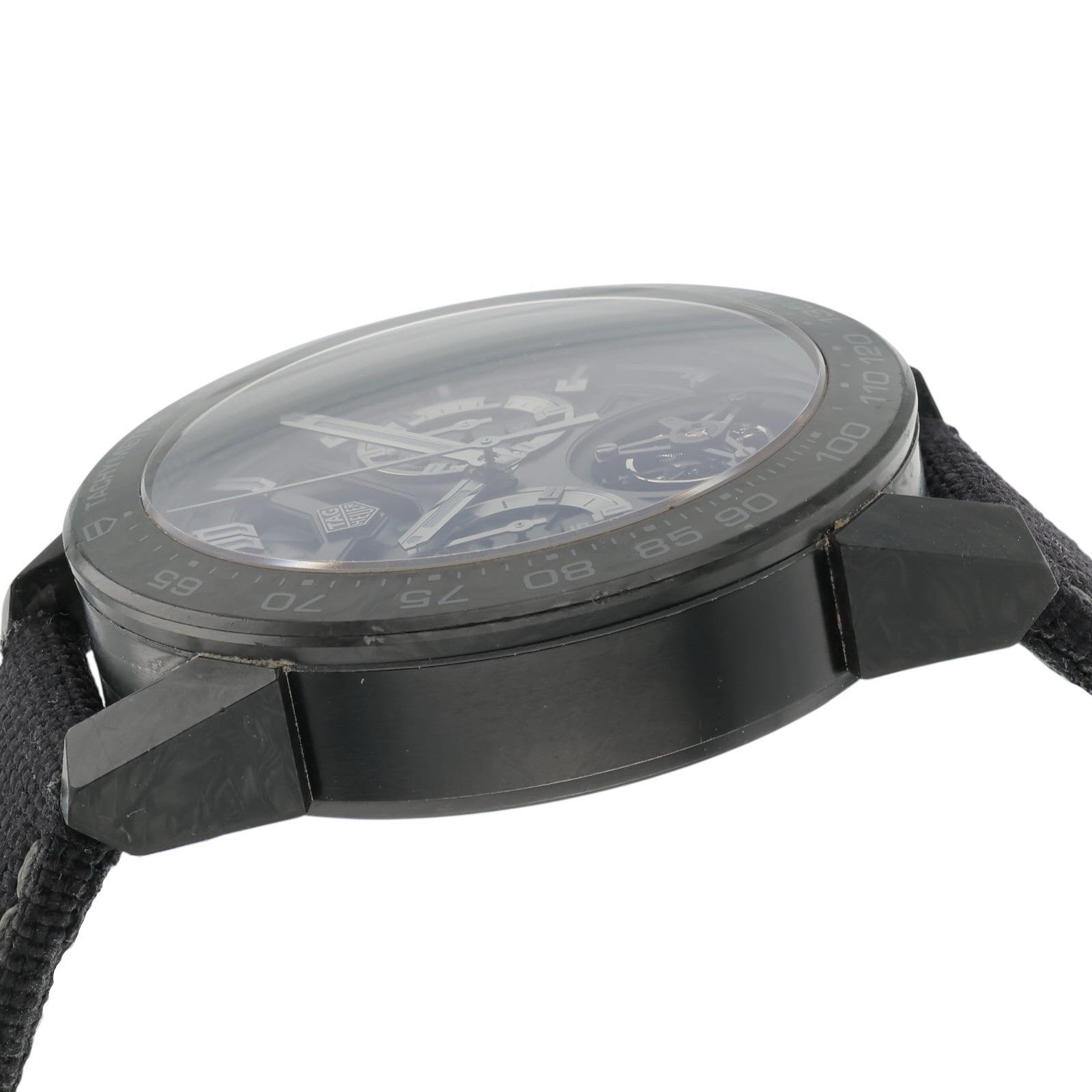 Tag Heuer Carrera Tourbillon Carbon Fiber & Titanium Black Dial 45mm CAR5A8P