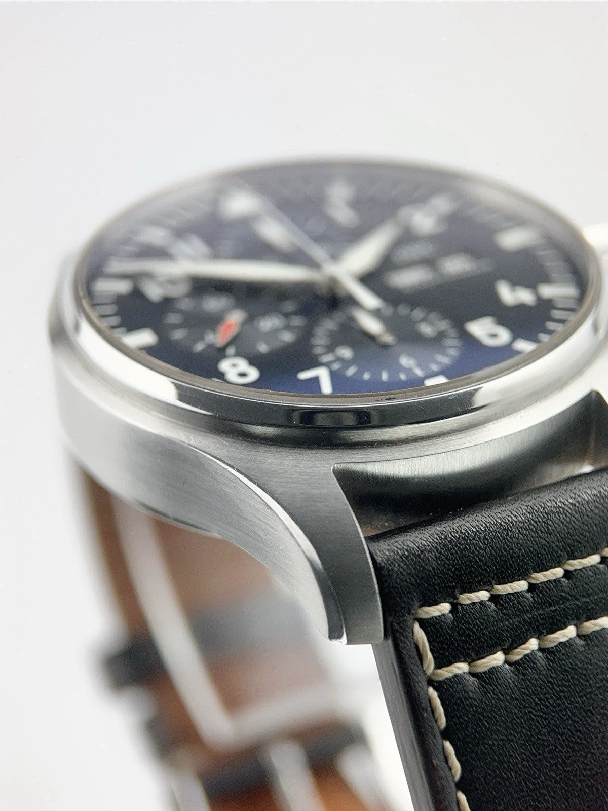 IWC Pilot Stainless Steel Blue Dial 43mm Automatic Movement Men’s Watch IW377714