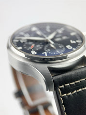 IWC Pilot Stainless Steel Blue Dial 43mm Automatic Movement Men’s Watch IW377714