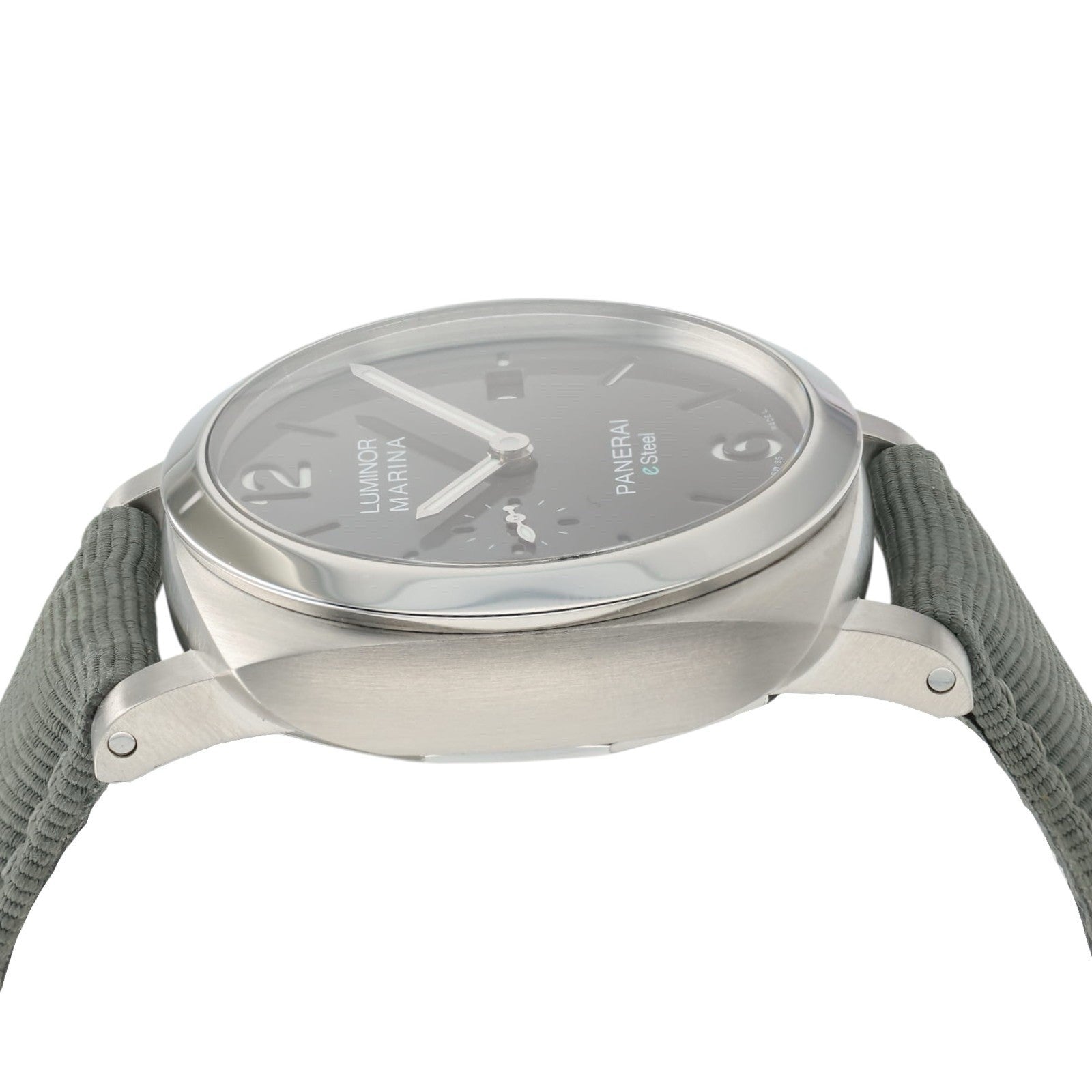 Panerai Luminor Marina Black Gray Dial Stainless Steel 44mm Automatic PAM01358