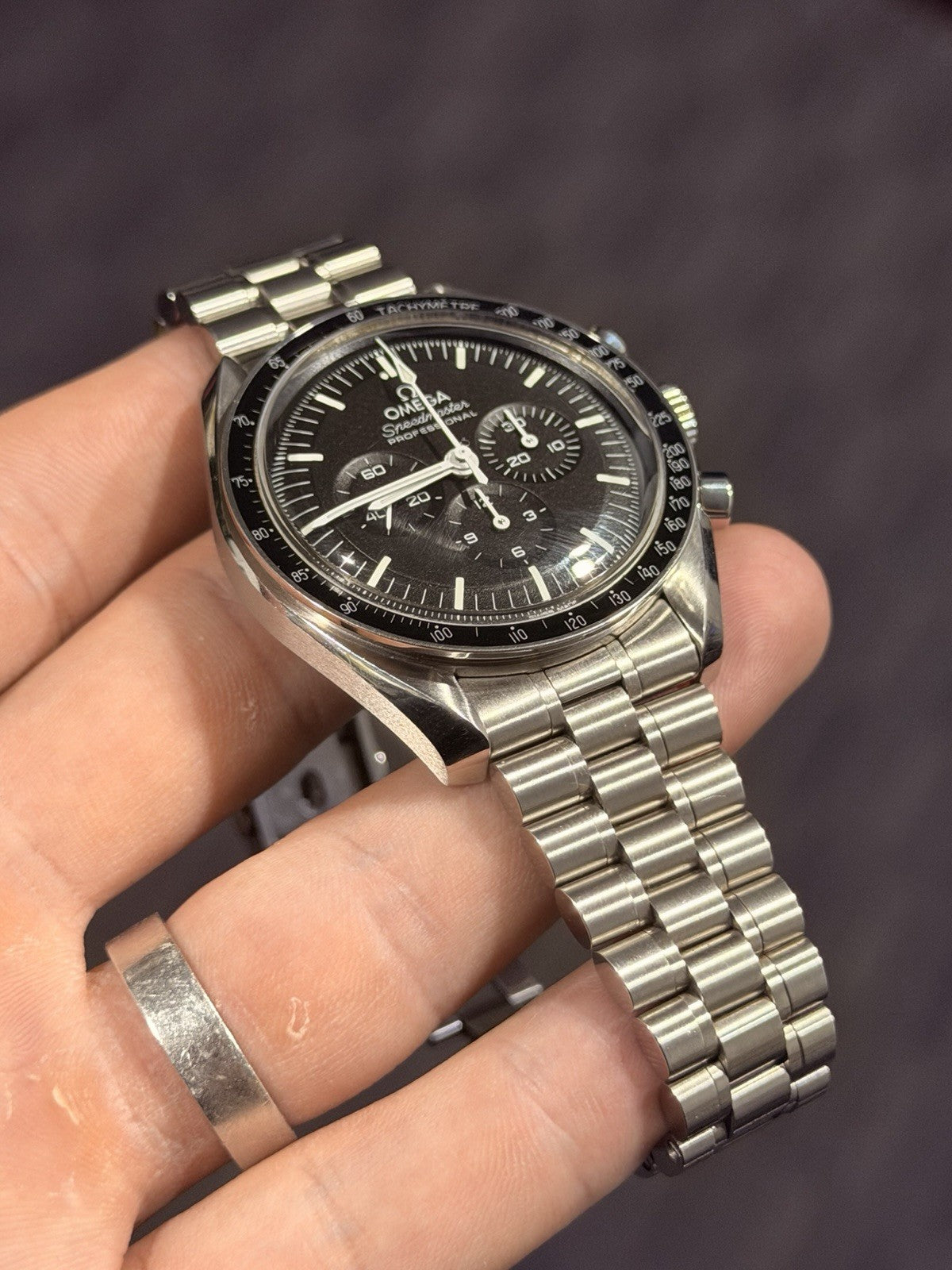 2022 Omega Speedmaster Steel Black Dial 42mm Manual Watch 310.30.42.50.01.001