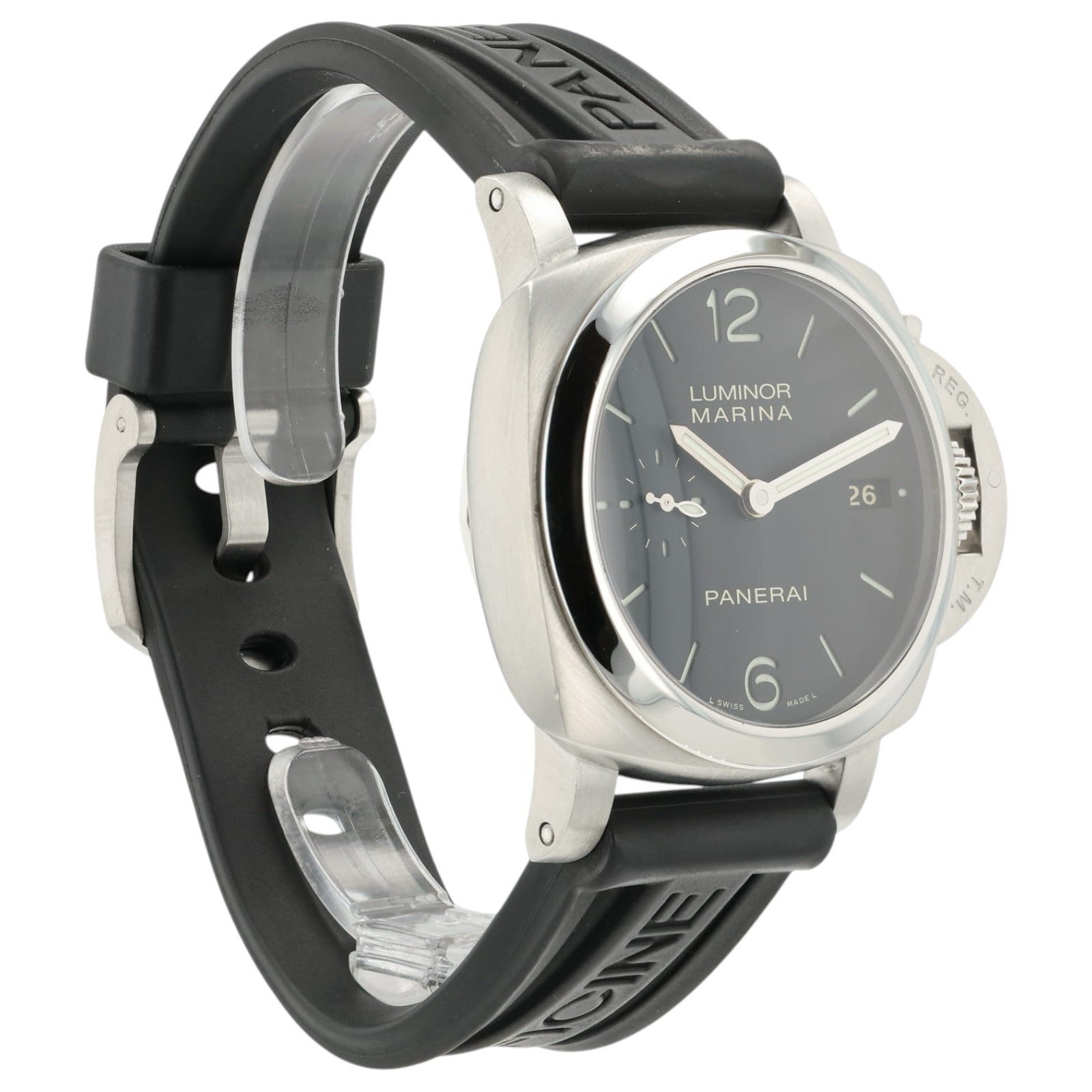 Panerai Luminor Marina Black Dial Stainless Steel 42mm Automatic Mens PAM00392