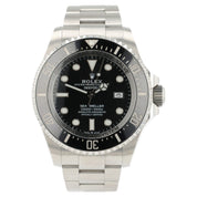 Rolex Deepsea Black Dial Stainless Steel 44mm Automatic Mens Watch 126660
