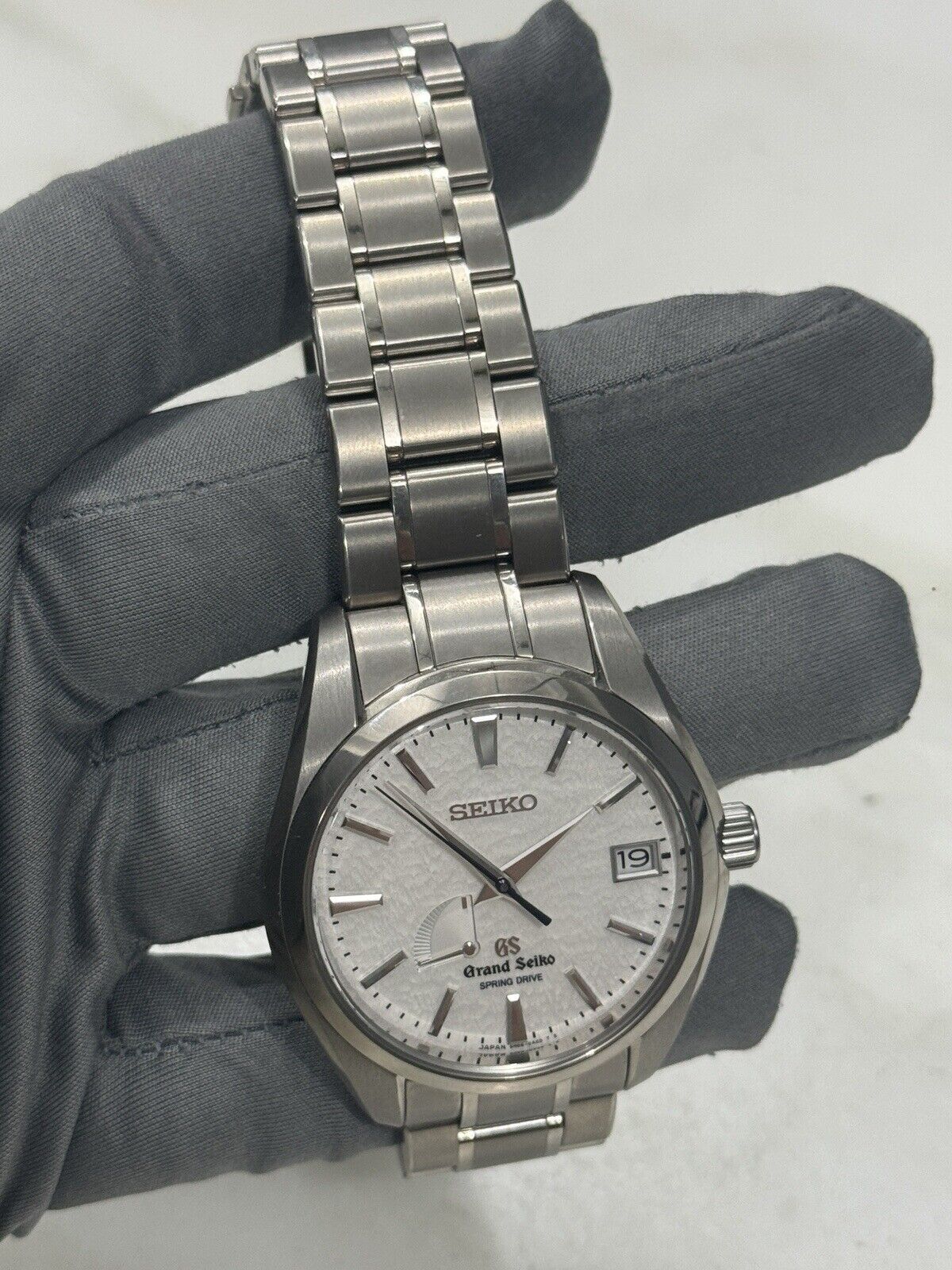 Grand Seiko Heritage Spring Drive Snowflake Titanium 41mm Watch SBGA011