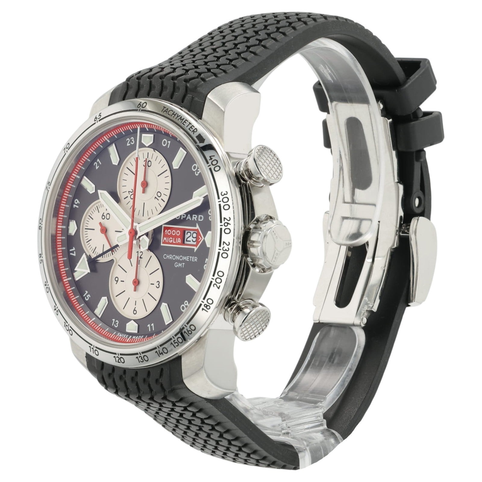 Chopard Mille Miglia Gray dial Stainless Steel 44mm Automatic Mens 168555-3001