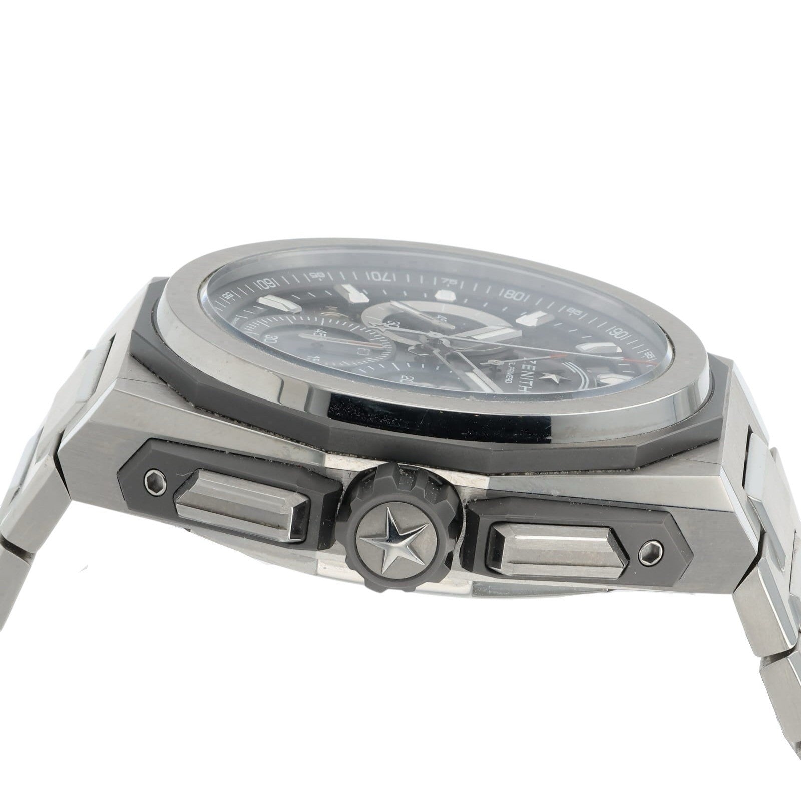 Zenith El Primero Skeleton Dial Titanium 45mm Automatic Mens Watch 95.9100.9004