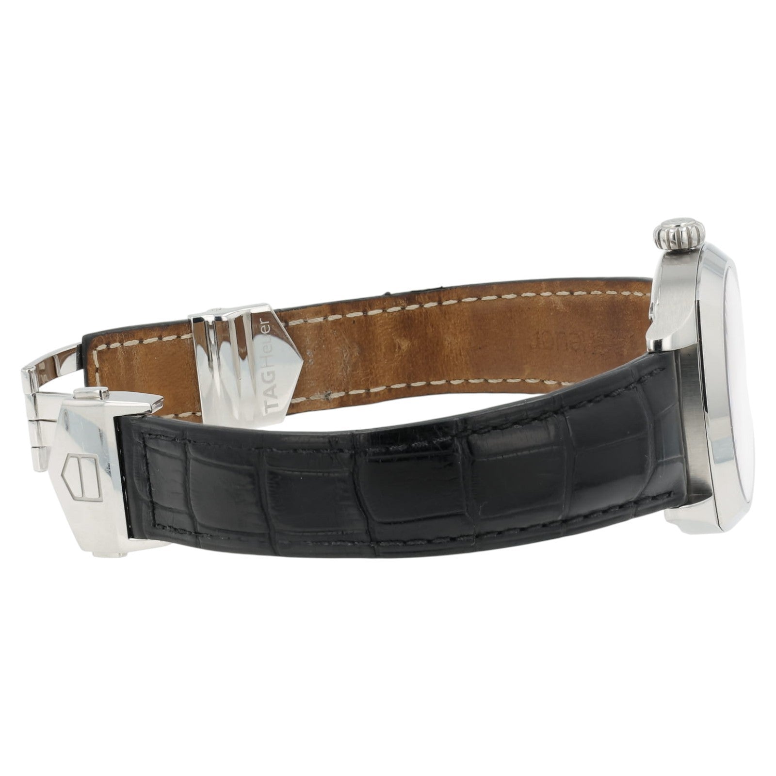 Tag Heuer Monza Black Dial Stainless Steel 38mm Automatic Mens Watch WR2110