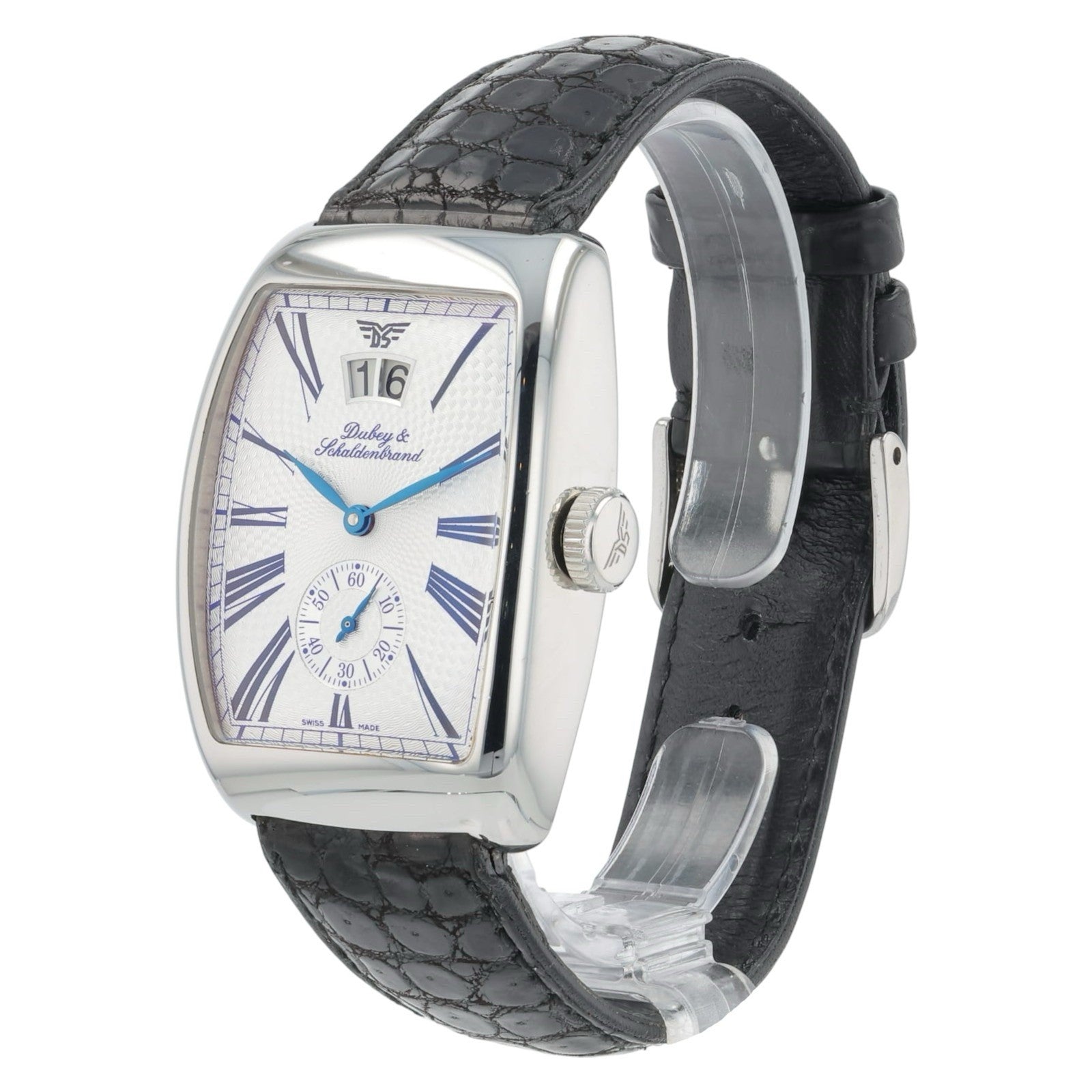 Dubey & Schladen Aerodyn Date Men’s Stainless Steel Silver Dial 33mm Automatic