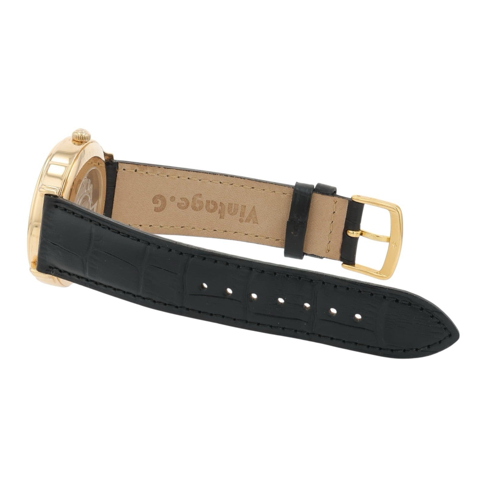 Bucherer Tourneau 18k Rose Gold Silver Dial 40mm Automatic Mens Watch VTR2162