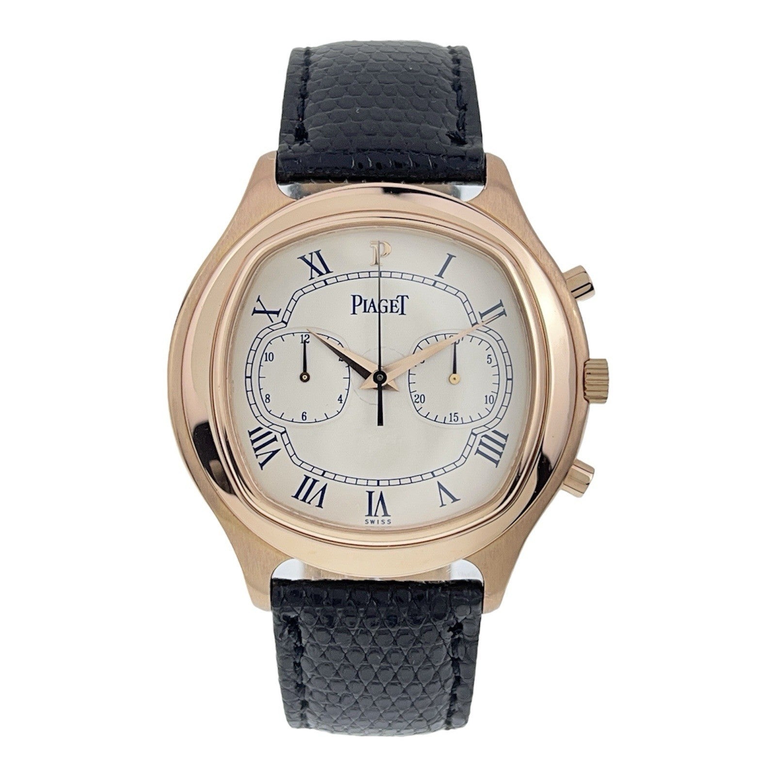 Piaget Emperador 18k Rose Gold Cream Dial 39mm Automatic Men's Watch 15980