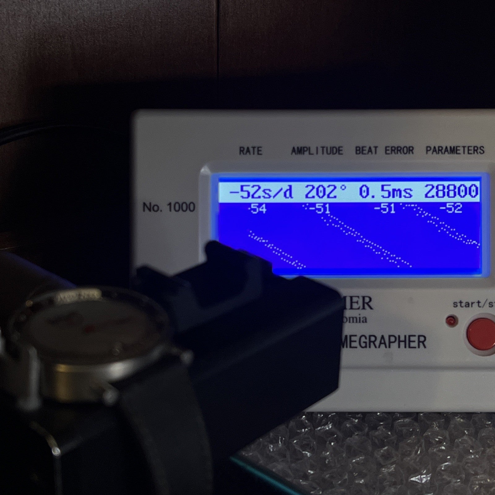 Alain Silberstien 39.5mm Titanium Automatic Date Watch Mother Pearl Dial w/ Box