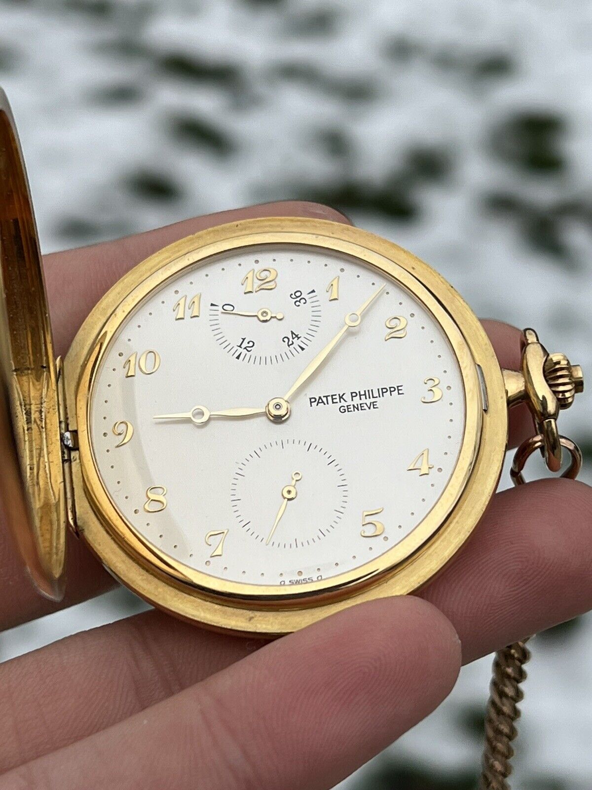 Patek Philippe 983J-001 18K Gold Pocket Watch