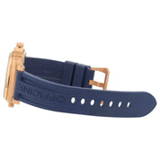 Panerai Luminor Marina 18k Rose Gold Blue Dial 44mm Automatic Mens Watch PAM0111