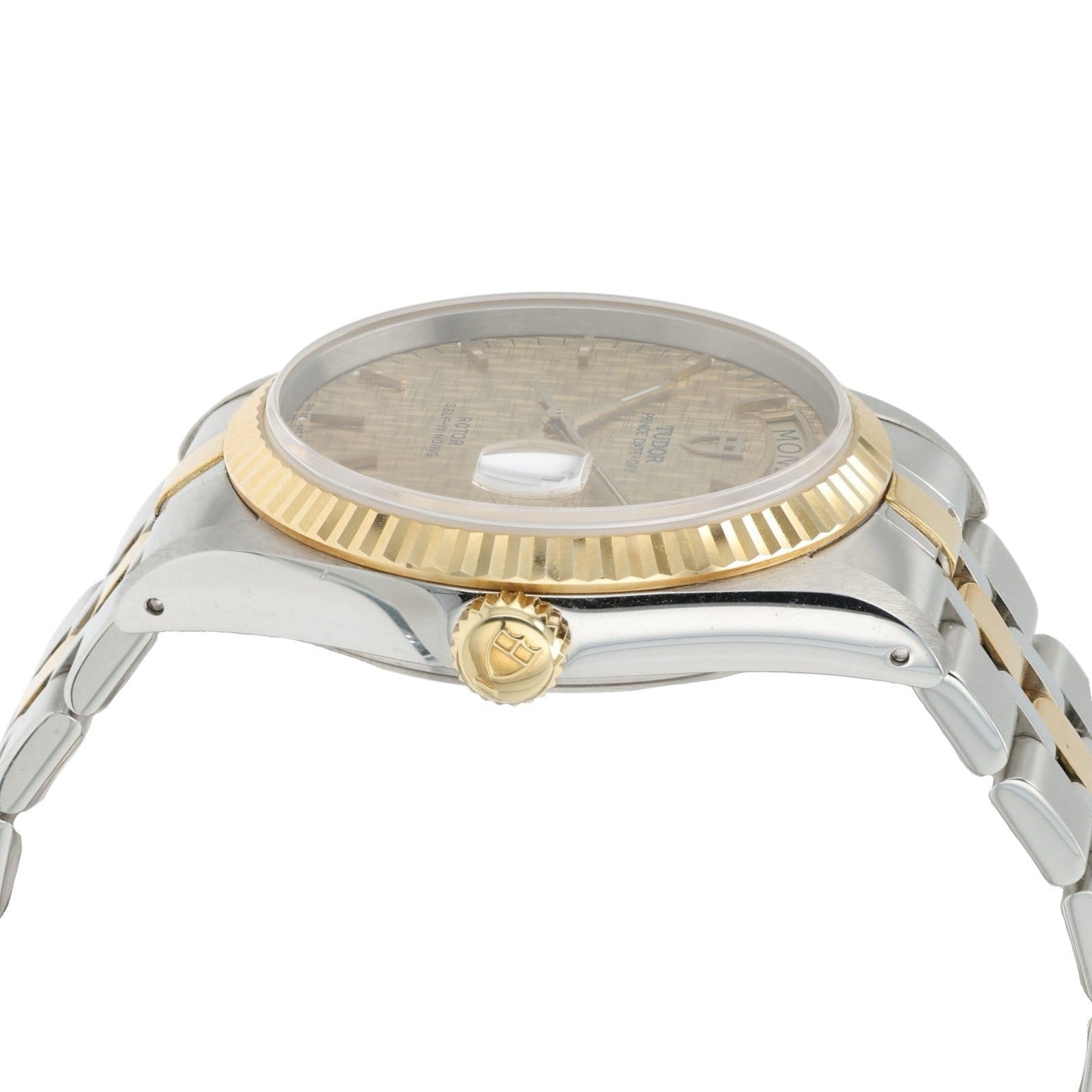 Tudor Prince Day-Date Champagne Dial Gold & Steel 36mm Automatic Men’s 76213