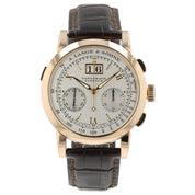 A. Lange & Sohne Datograph Silver Dial 18k Rose Gold 39mm Manual Men’s 403.032