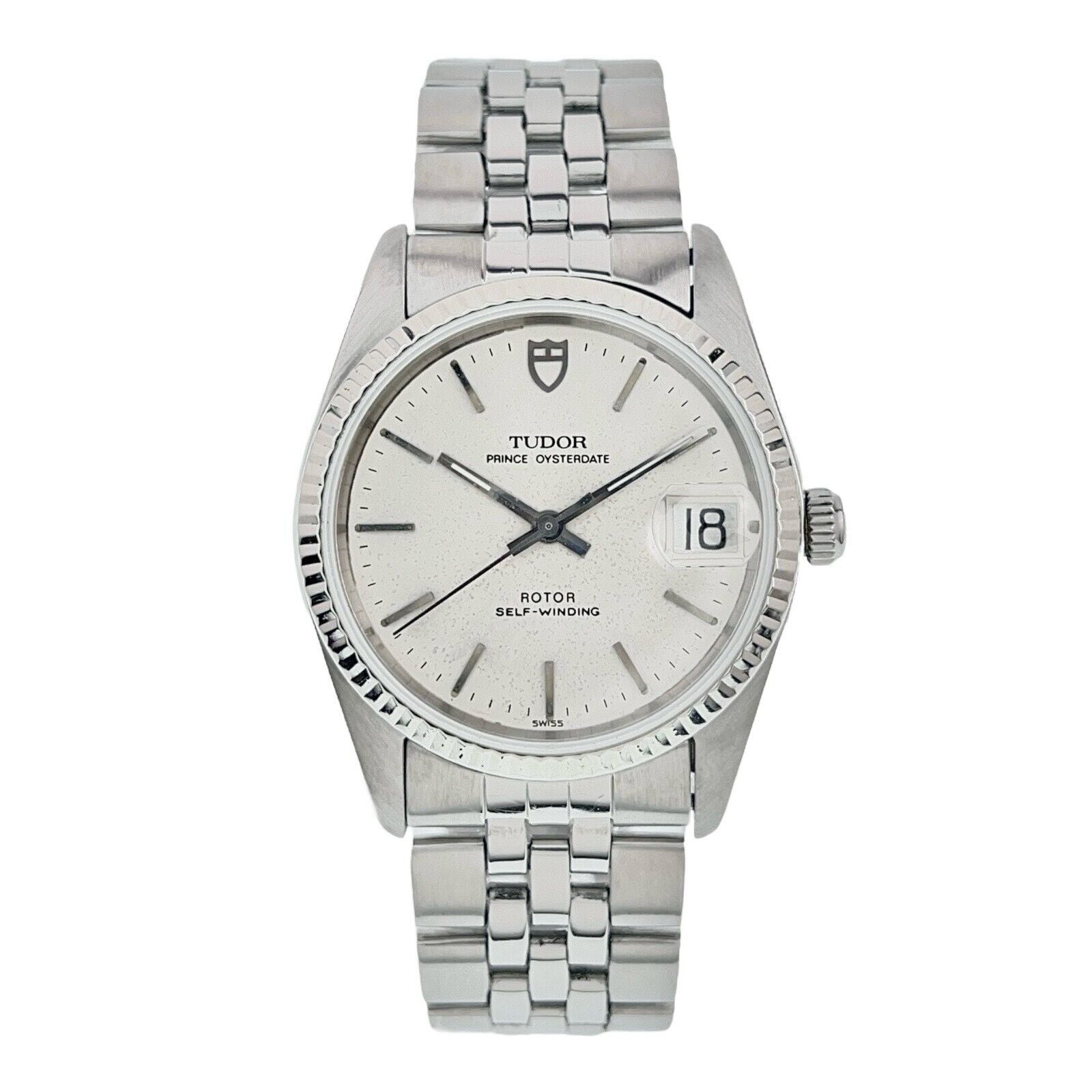 Tudor Prince Date Steel Silver Color Dial 34mm Automatic Men’s Watch 75204