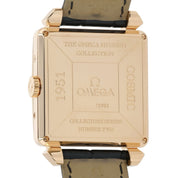 Omega Museum Cosmic Black Dial 18k Rose Gold 41x33mm Automatic Mens 5701.80.03